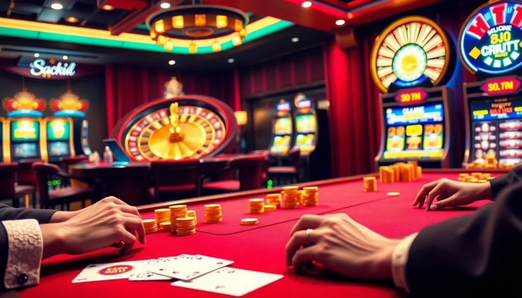 Experience thrilling moments at Boosterjp with players engaged at a luxurious poker table.